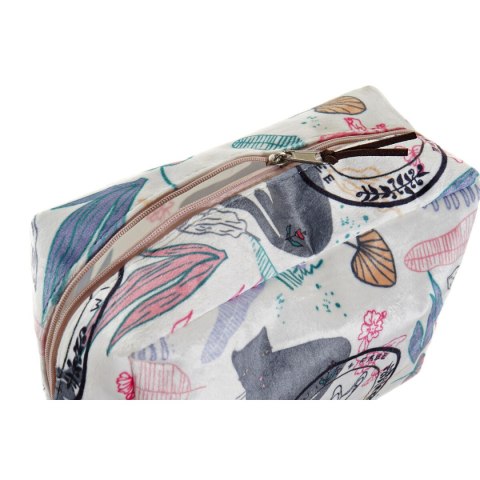 Neseser DKD Home Decor Wielokolorowy Tropikalny (20 x 8 x 14 cm) (3 Sztuk)