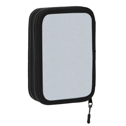 Piórnik Podwójny F.C. Barcelona Szary (13.5 x 20.5 x 4.5 cm) (34 Części)