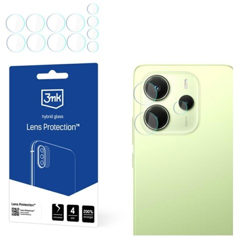Ochrona na obiektyw aparatu 3MK Lens Protection do Redmi Note 14 4G 4szt