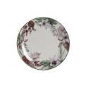 Plochá doska DKD Home Decor Kvety Porcelana (27 x 27 x 2 cm)