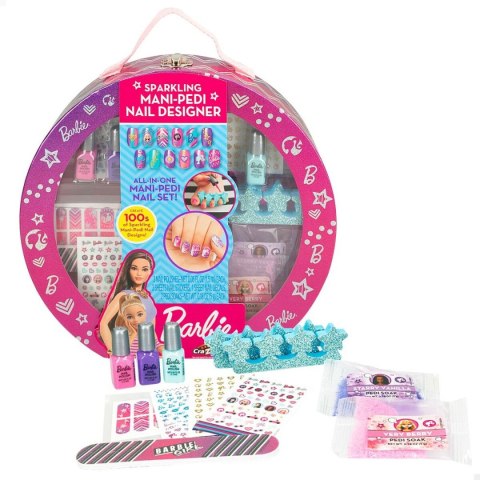 Zestawy do manicure i pedicure Barbie Sparkling 25,5 x 25 x 5 cm Etui