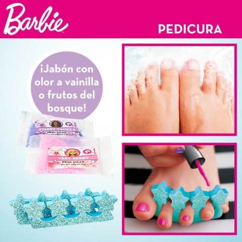 Zestawy do manicure i pedicure Barbie Sparkling 25,5 x 25 x 5 cm Etui