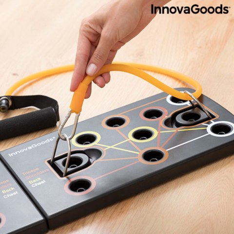 Deska do Pompek Push-Up z Taśmami Oporowymi i Przewodnikiem po Ćwiczeniach Pulsher InnovaGoods Gumowy (Odnowione A)