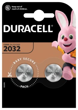 Zestaw baterii litowe Duracell DL 2032 (x 2)