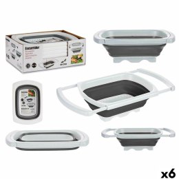 Sitko Kinvara Biały Szary polipropylen TPR 60 x 26 x 12 cm 39,5 x 4,5 x 26 cm (6 Sztuk)