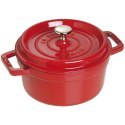 Garnek żeliwny okrągły STAUB La Cocotte 40509-814-0 - 1.7 ltr. czerwony