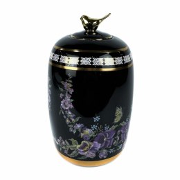 Wazon DKD Home Decor Porcelana Czarny Shabby Chic (14 x 14 x 24 cm)