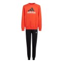 Dres Dziecięcy Adidas JUNIOR ESSENTIALS BIG LOGO FLEECE TRACKSUIT IX9517 Czerwony - 16 Lat