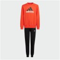 Dres Dziecięcy Adidas JUNIOR ESSENTIALS BIG LOGO FLEECE TRACKSUIT IX9517 Czerwony - 16 Lat