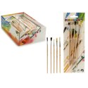 Pędzle Pincello Brązowy Szary Drewno Metal (24 Sztuk)