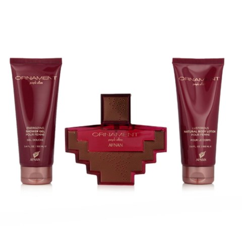 Zestaw Perfum dla Kobiet Afnan 3 Części Ornament Purple Allure