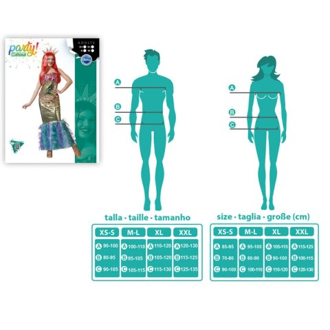 Kostium dla Dorosłych Syrena - XL