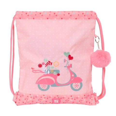 Worek na buty ze sznurkami Moos Passion Wielokolorowy 35 x 40 x 1 cm