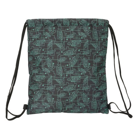 Worek na buty ze sznurkami Nerf Game Czarny 35 x 40 x 1 cm