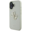 Etui Guess Grained Big 4G Logo Small Classic Logo do iPhone 16 zielony