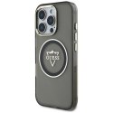 Etui Guess IML Metal Mountain Logo MagSafe do iPhone 16 Pro Max czarny