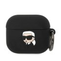 Karl Lagerfeld KLA3RUNIKK AirPods 3cover czarny/black Silicone Karl Head 3D