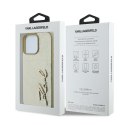 Karl Lagerfeld KLHCP16LPFMFBKMD iPhone16 Pro 6.3" złoty/gold hardcase Metal Signature