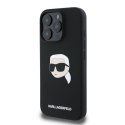 Karl Lagerfeld KLHMP16XSKHPPLK iPhone 16 Pro Max 6.9" czarny/black hardcase Silicone Karl Head Print MagSafe