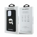 Karl Lagerfeld KLHMP16XSKHPPLK iPhone 16 Pro Max 6.9" czarny/black hardcase Silicone Karl Head Print MagSafe