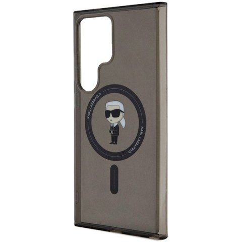 Karl Lagerfeld KLHMS24LHFCKNOK S24 UltraS928 czarny/black hardcase IML Ikonik MagSafe