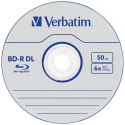 Płyty Blu-ray Verbatim 50GB 6X BD-R DL 10szt szary 43746