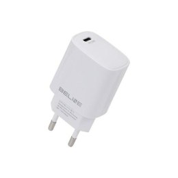 Beline Ład. siec. 1x USB-C 20W biała/white (only head) PD 3.0 BLNCW20