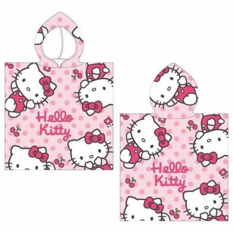 Ręcznik plażowy Hello Kitty Jasnoróżowy 50 x 115 cm