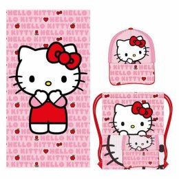 Ręcznik plażowy Hello Kitty Różowy