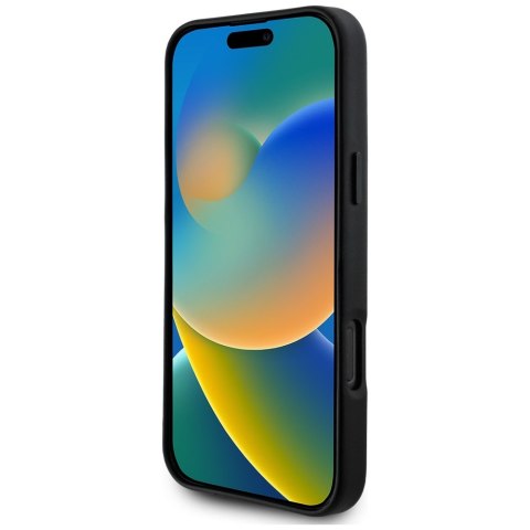 Etui Aston Martin HC FW Logo do iPhone 16 Pro MagSafe czarny