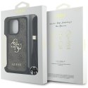 Etui Guess 4G Big Logo Cord Stap Crossbody do iPhone 16 Pro Max brązowy