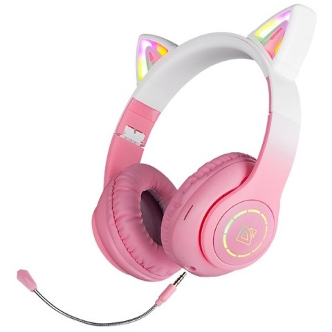 Defender słuchawki Bluetooth FreemotionB505 Led różowy/pink (63505)