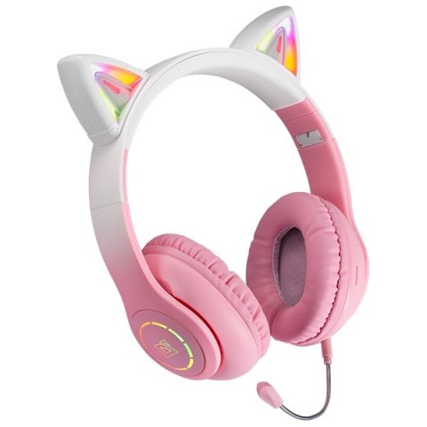 Defender słuchawki Bluetooth FreemotionB505 Led różowy/pink (63505)