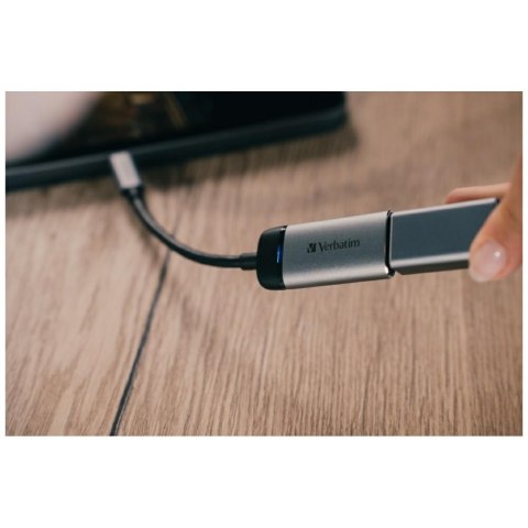 Verbatim Adapter USB-C - HDMI 4K aluminiowy/aluminum 49143