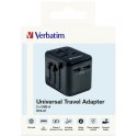 Verbatim Adapter podróżny EU/UK/US2xUSB-A UTA-01 czarny/black 49543