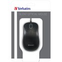 Verbatim Mysz optyczna Silent USB-A 1000dpi czarny/black 49024