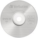 Verbatim Płyta DVD-R 4.7GB 16x AZO srebrny/silver 10szt 43523