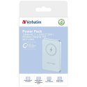 Verbatim Powerbank indukcyjny `n` Go 15W 10000mAh Wireless Magnetic niebieski/blue 32247