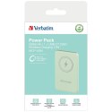 Verbatim Powerbank indukcyjny `n` Go 15W5000mAh Wireless Magnetic zielony/green 32241