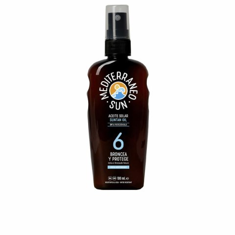 Balsam do Opalania Suntan Oil Dark Tanning Mediterraneo Sun - Spf 6 - 100 ml