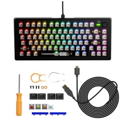 Glorious PC Gaming Race GMMK 3 Barebones klawiatura Dom USB Nie Czarny