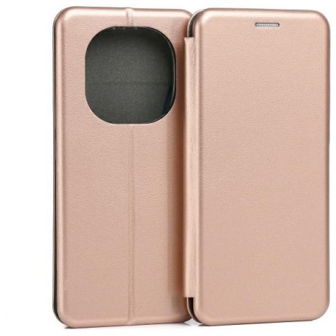 Etui Beline Book Magnetic Xiaomi Redmi Note 14 Pro Plus 5G różowo-złoty/rosegold