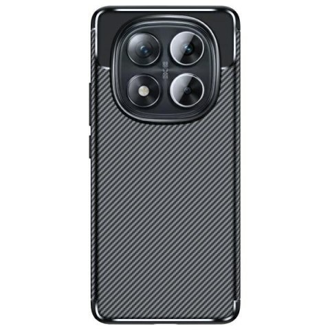 Etui Beline Carbon Armor Xiaomi Redmi Note 14 Pro 5G czarny/black