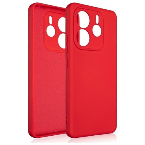 Etui Beline Silicone do Xiaomi Redmi Note 14 5G czerwony