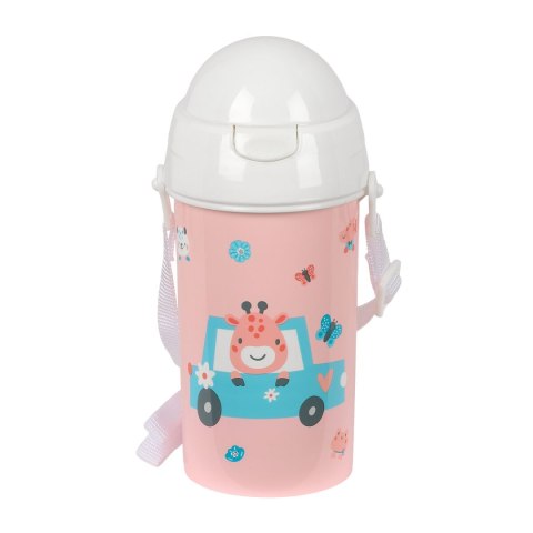 Butelka wody Safta Jirafa Koral PVC 500 ml