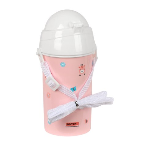Butelka wody Safta Jirafa Koral PVC 500 ml