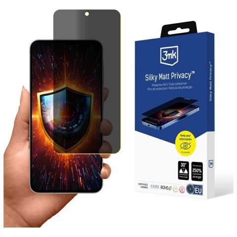 Folia prywatyzująca 3MK Silky Matt Privacy do Samsung Galaxy A36/A56