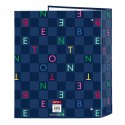 Segregator Benetton Damero Granatowy A4 27 x 33 x 6 cm