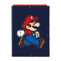 Segregator Super Mario Trick Czerwony Ciemnoniebieski A4 26 x 33.5 x 2.5 cm