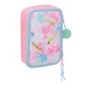 Etui szkolne z akcesoriami Barbie Painterly Różowy Błękitne niebo 12,5 x 19,5 x 5,5 cm 37 Części